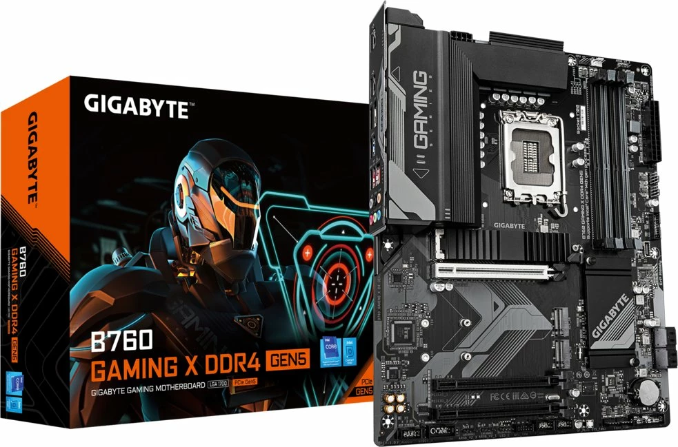 Pllakë amë Gigabyte B760 GAMING X DDR4 GEN5 ATX, LGA1700