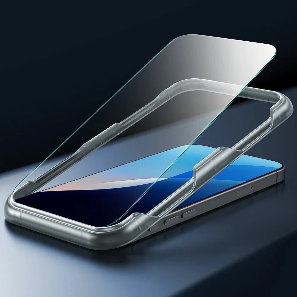 Mbështjellës ESR Classic Pro Set HaloLock MagSafe për iPhone 16 Pro, Gri, me xham mbrojtës