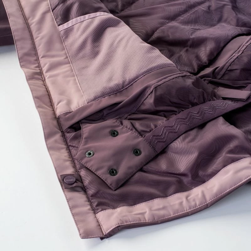 Jakne për femra Elbrus, ngjyrë vjollcë dhe rozë