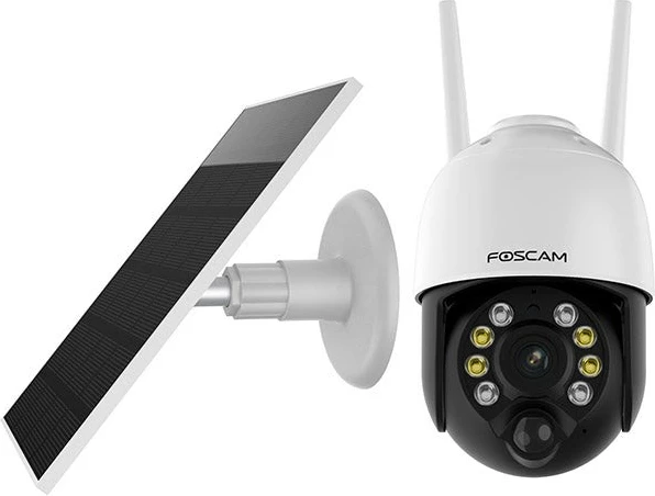 Kamerë IP FOSCAM B4, wireless, me panel diellor, e bardhë