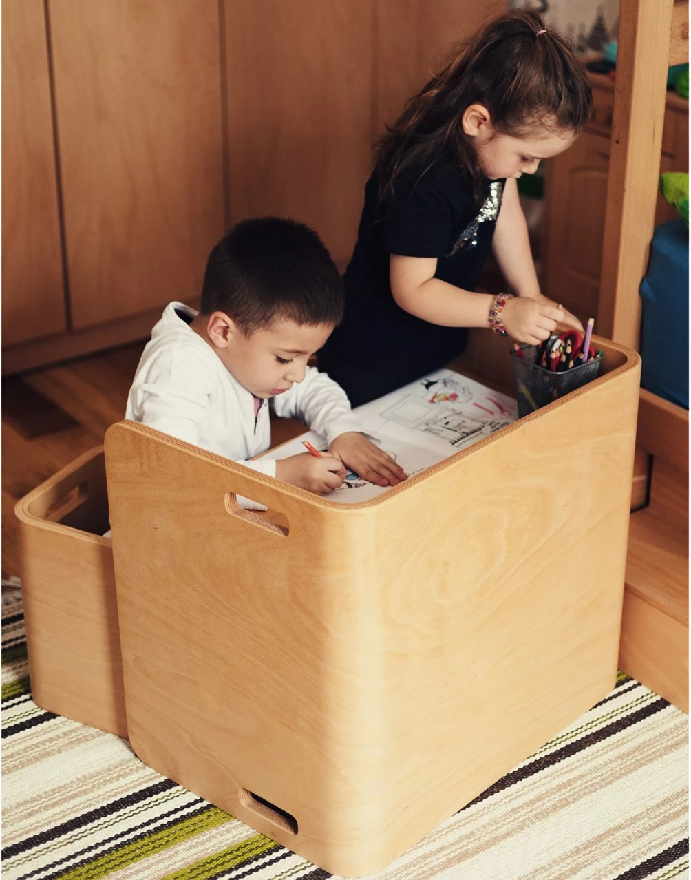 Set tavoline me karrige (3 pjesë), Skye Decor, Flexy Table Set