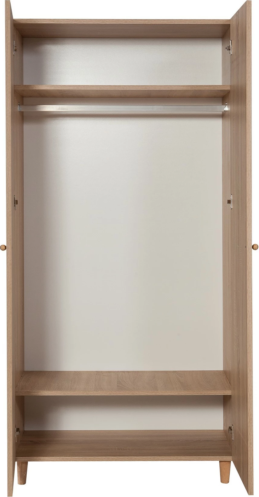 Dollap Hanah Home, Lidya 2, ngjyrë sonomo, 90x192x52cm