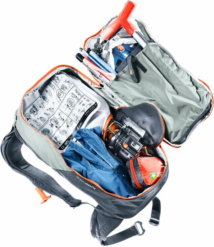 Çantë shpine Deuter, tin/black