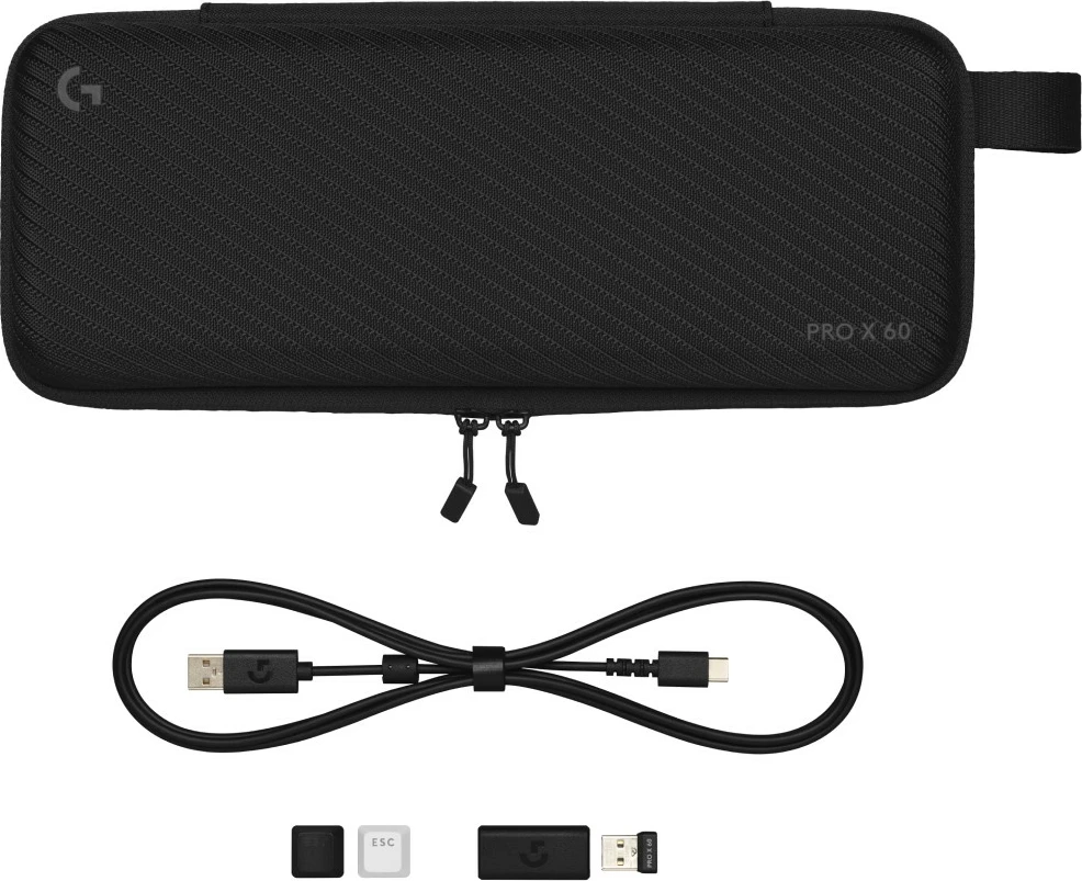 Tastierë gaming Logitech PRO X 60 TKL LIGHTSPEED, RGB, e bardhë