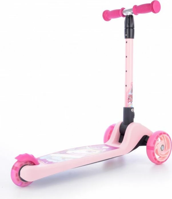 Trotinet për fëmijë Tempish, jeshile dhe rozë