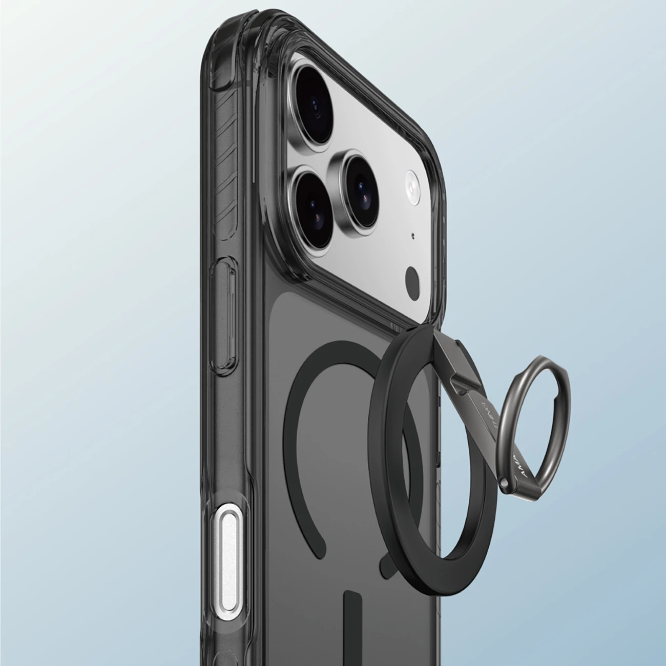 Mbështjellës AmazingThing Titan Pro Grip Ring Set për iPhone 17 Pro Max, MagSafe, i zi