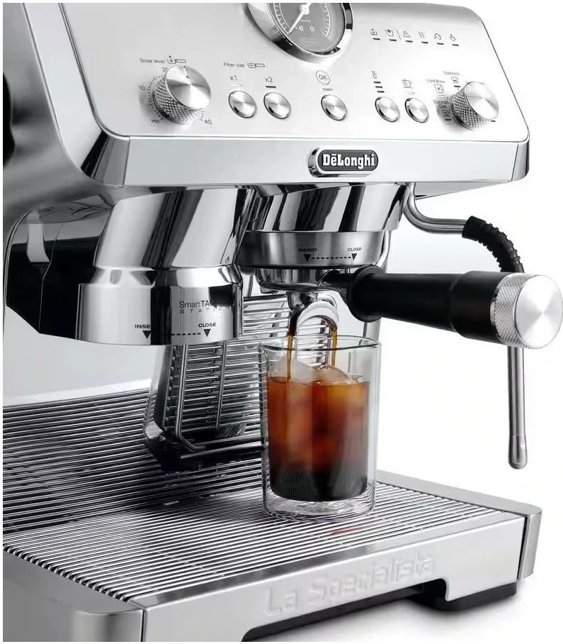 Aparat kafeje DeLonghi La Specialista Opera EC9555.M, presion 19 bar, 2000ml, argjendtë