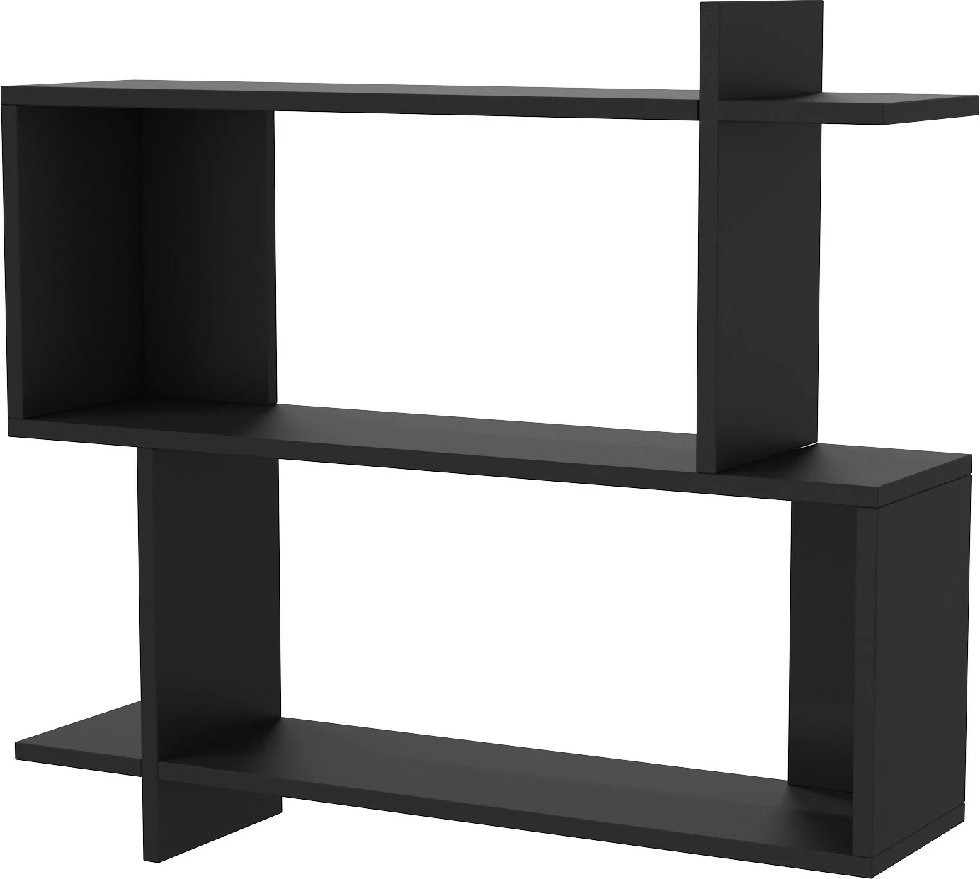 Raft muri, ngjyrë e zezë, Skye Decor, Mina