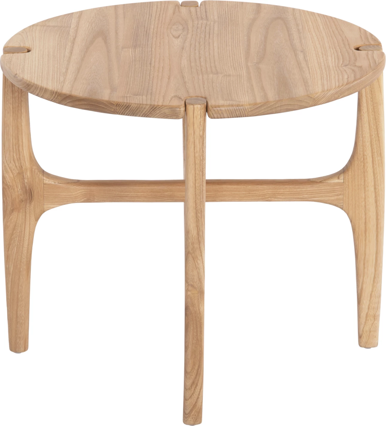 Tavolinë anësore e rrumbullakët KATAL FH9932 dru Sungkai ngjyrë natyrale Φ59,5x50,5Hcm