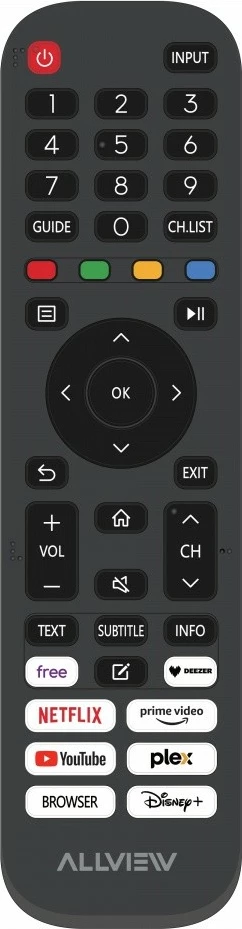 Televizor Smart Allview 55IPLAY6300-U, 55", Ultra HD/4K, VIDAA, Argjendtë