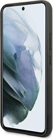 Mbështjellës Mercedes MEHCS22MARMBK për Samsung Galaxy S22+, lëkurë, i zi