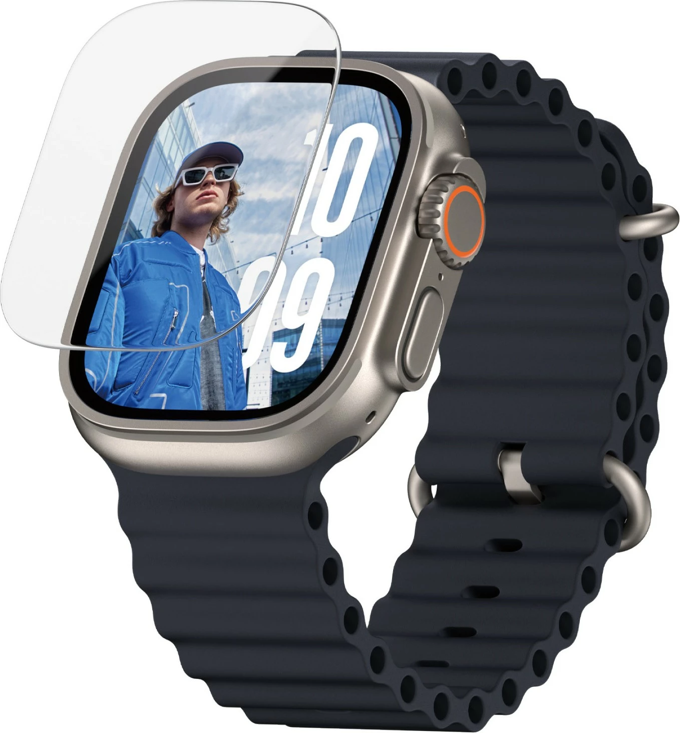 Mbrojtës ekrani PanzerGlass për Apple Watch Ultra 2, transparent
