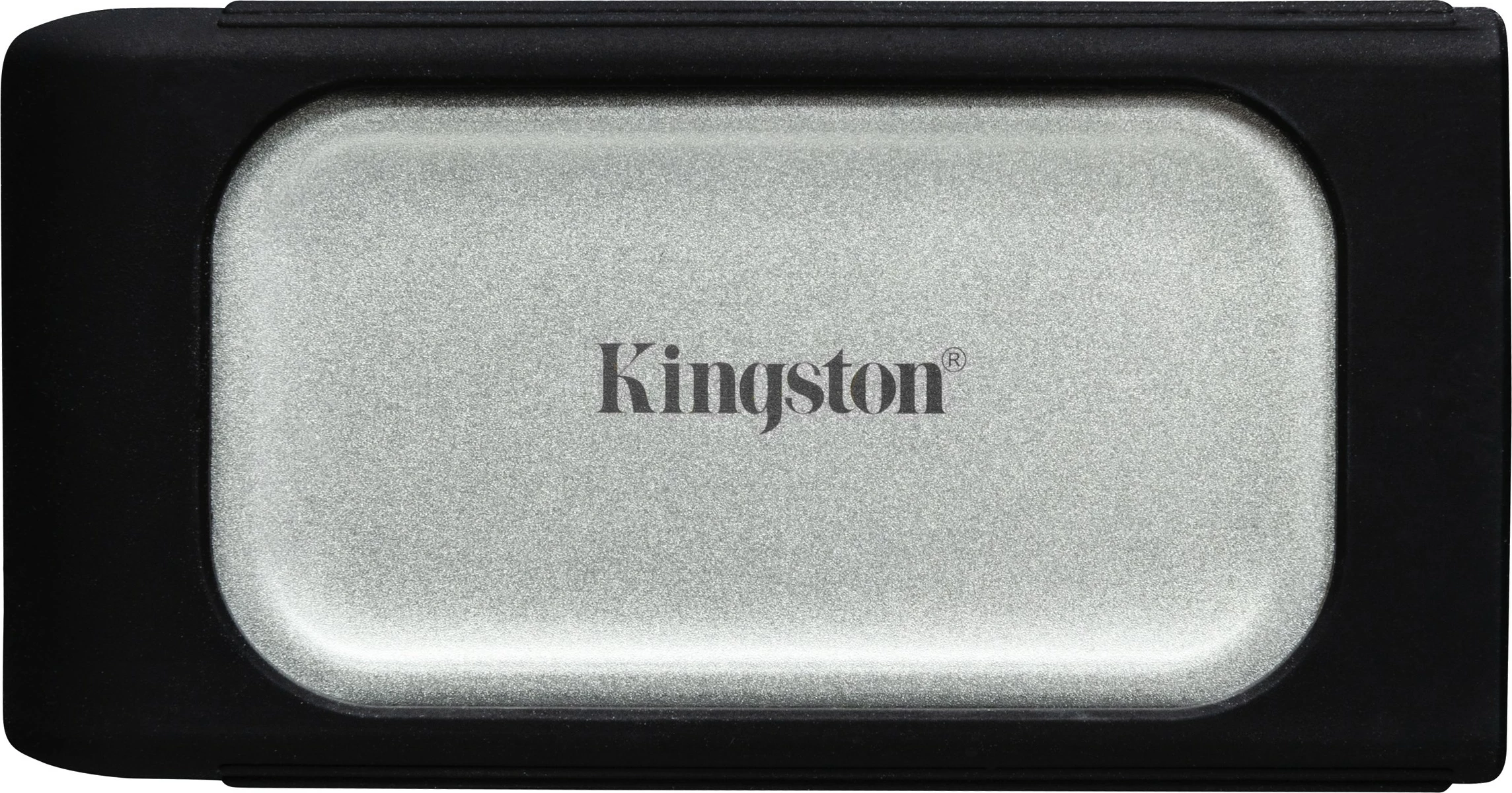 SSD portabël Kingston XS2000, 500 GB, USB Type-C, 3.2 Gen 2, 2000 MB/s, E zezë, Argjendtë
