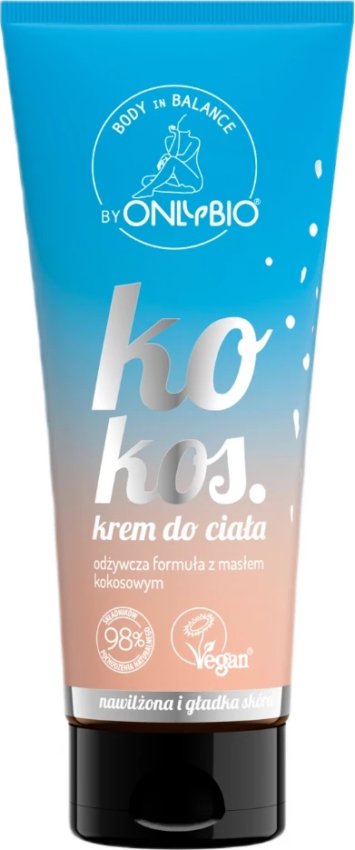 Krem trupi për femra OnlyBio Body In Balance Coconut, 200ml