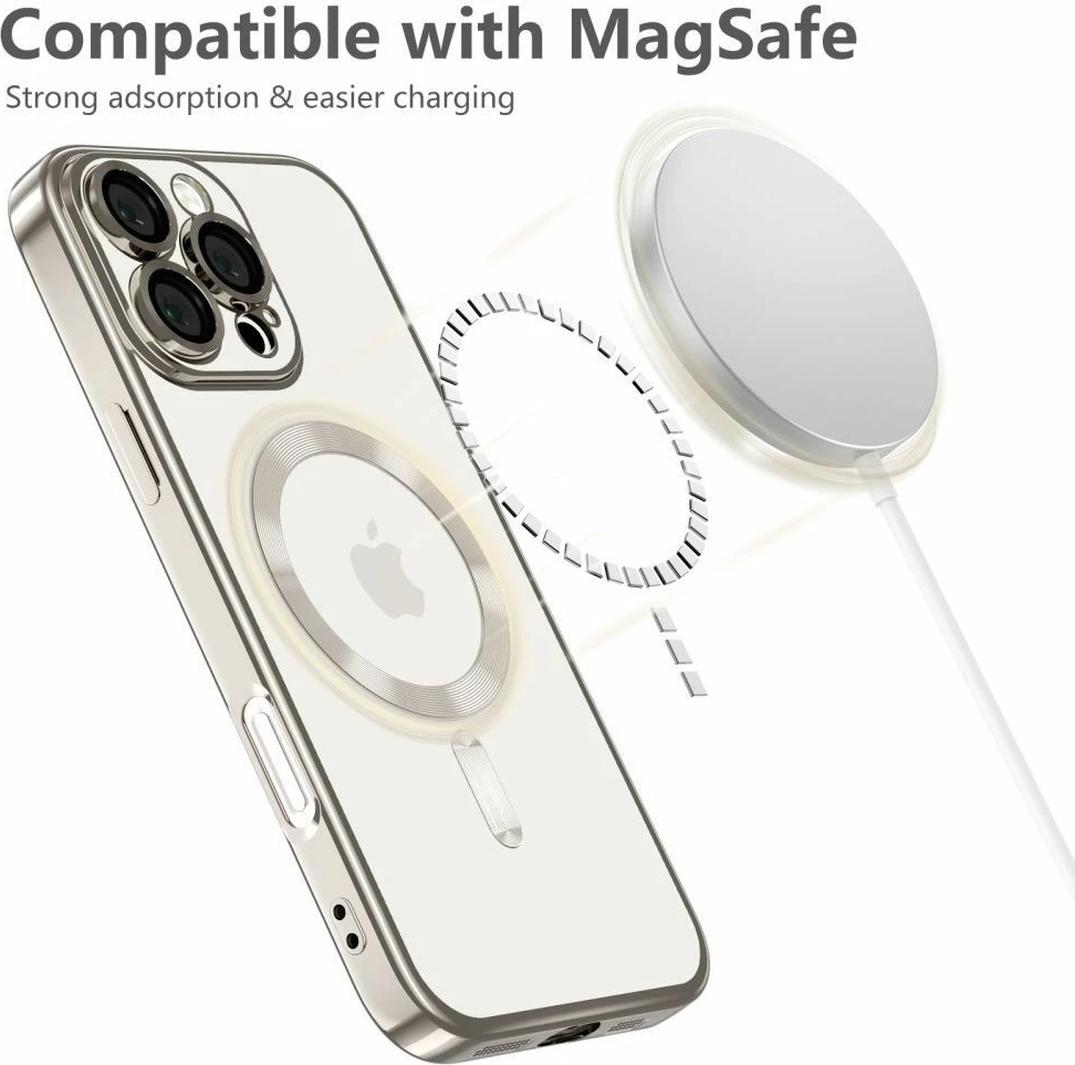Mbështjellës Tech-Protect MagFlex për Samsung Galaxy A56 5G, MagSafe, Rozë e tejdukshme