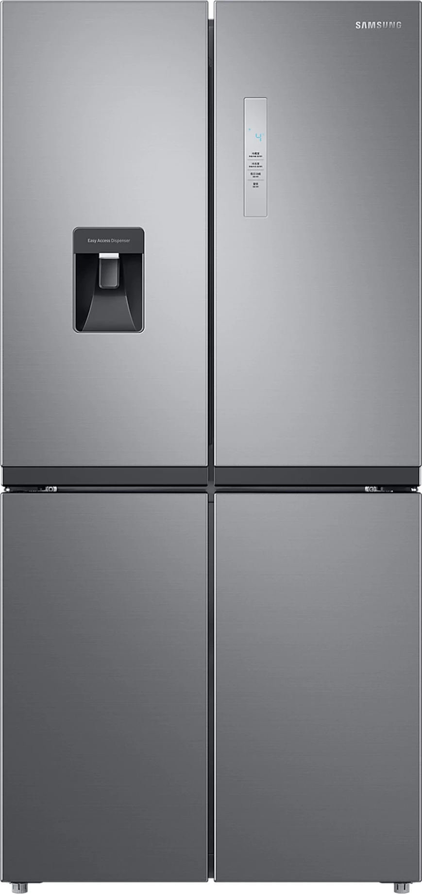 Frigorifer Samsung RF48A401EM9 Twin Cooling Plus, dispenser uji pa lidhje, Argjend
