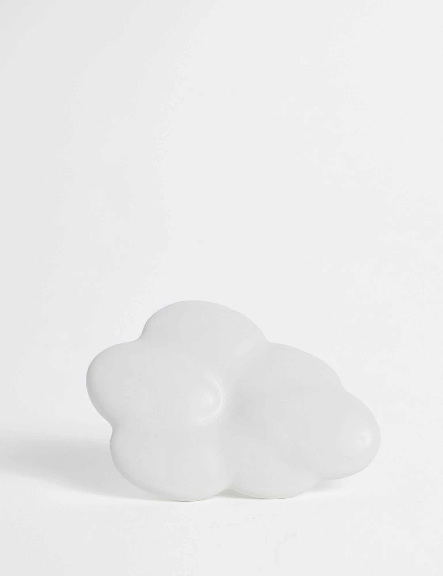 Dorez dekorative në formë reje, porcelan i bardhë, Evila Originals