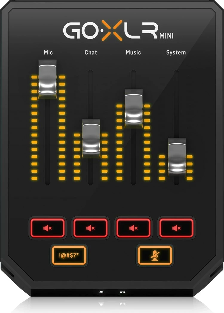 Mikser dhe ndërfaqe audio TC Helicon Go XLR Mini, ngjyrë e zezë