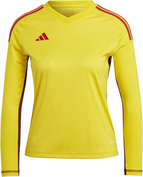 Bluze portieri për fëmijë Adidas Tiro 23 Competition, me mëngë të gjata, e verdhë