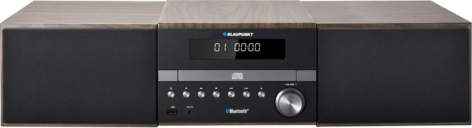Micro Hi-Fi Blaupunkt MS46BT me Bluetooth, CD/MP3/USB/AUX, RDS, 300W, E zezë/Dru