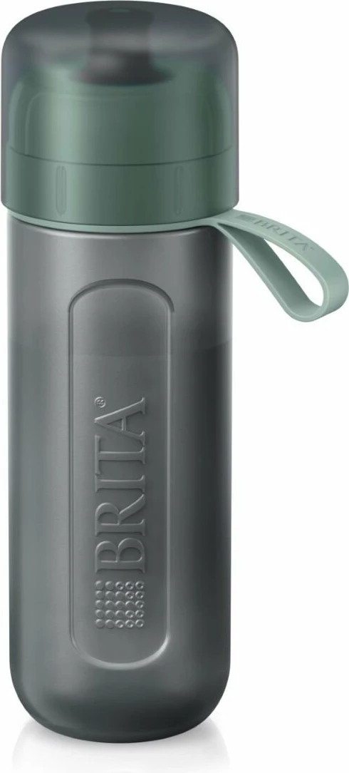 Shishe filtruese uji Brita Active 600 ml, pastel jeshile, set me 5 filtra MicroDisc