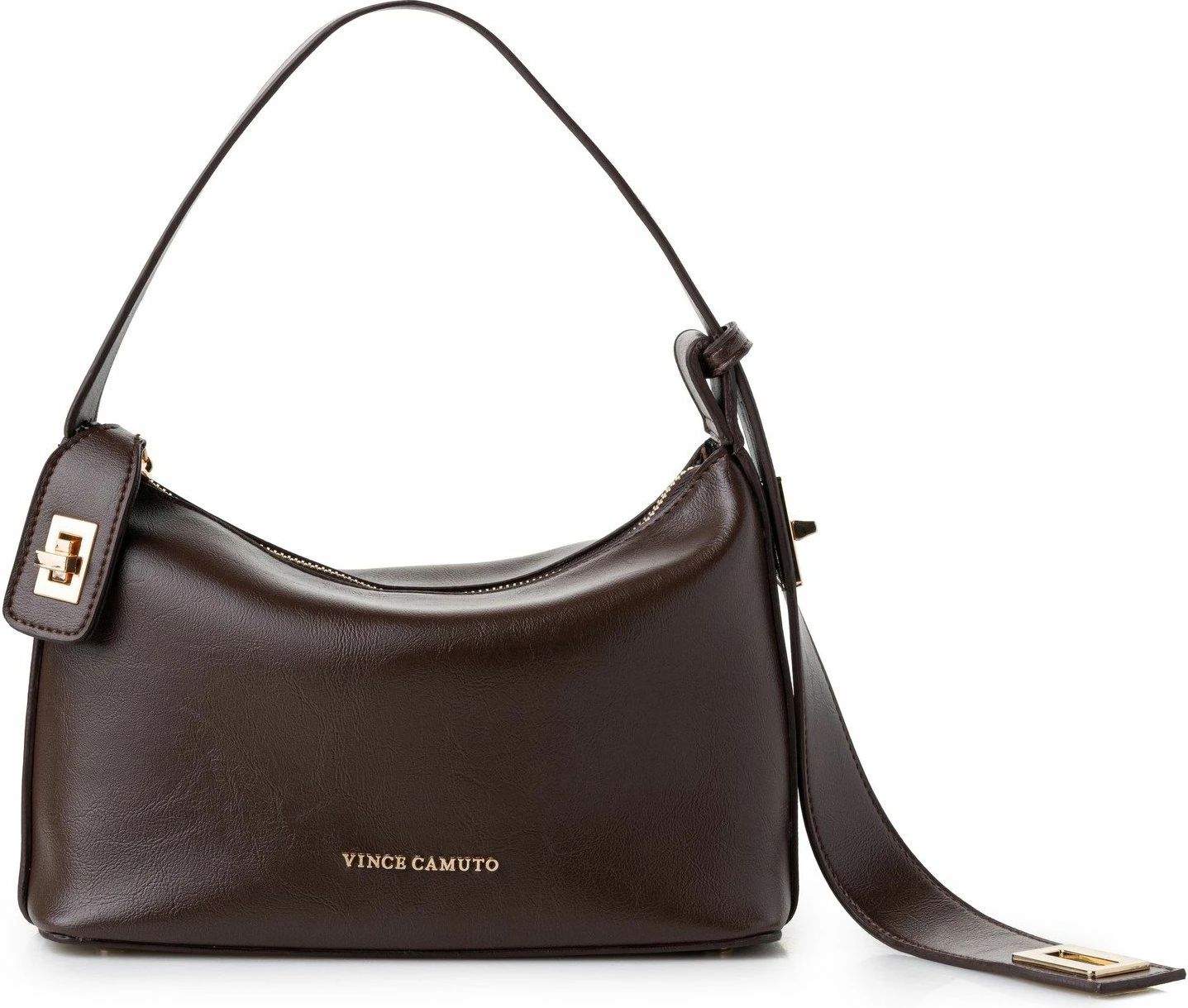 Çantë krahu Novara, ngjyrë çokollatë, Vince Camuto