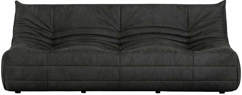 Divan treshe Atelier del Sofa, ngjyrë gri e errët, Bocek