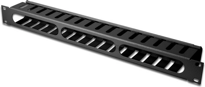Panel menaxhimi kabllosh EQUIP 19" rack, 1U, metalik, zi