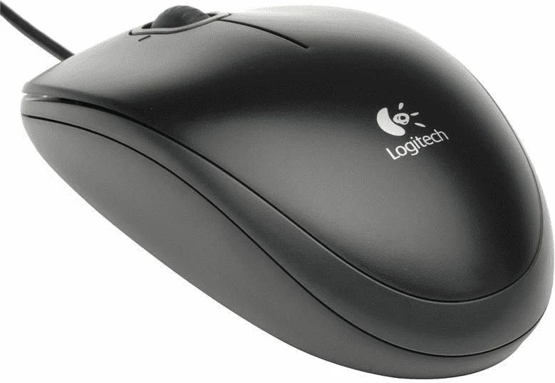 Maus Logitech B100 910-003357 800 DPI USB me kabllo, i zi