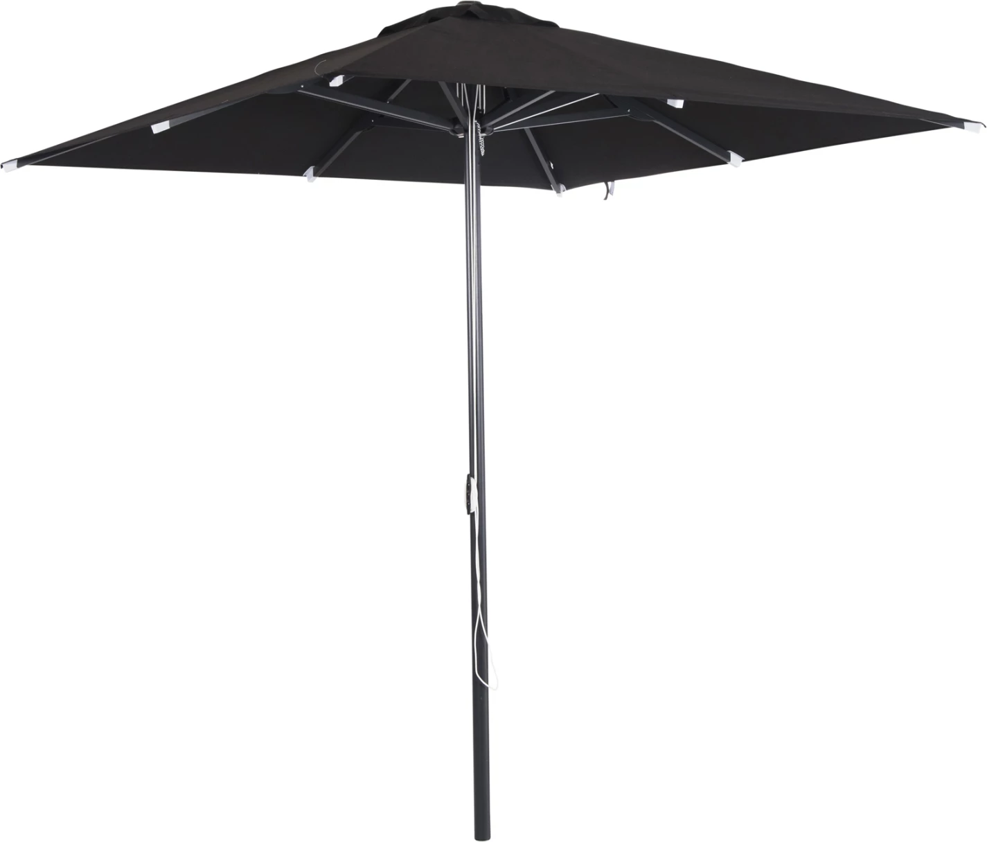 Çadër profesionale ALU 2.20x2.20 pëlhurë e zezë akrilike 8 rreze FH6013.03