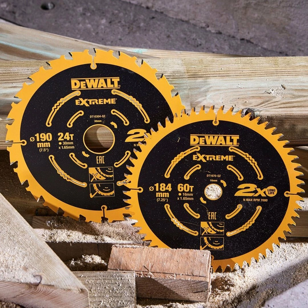 Disk sharrë për dru DeWalt DT1670 184 x 16 mm 60T