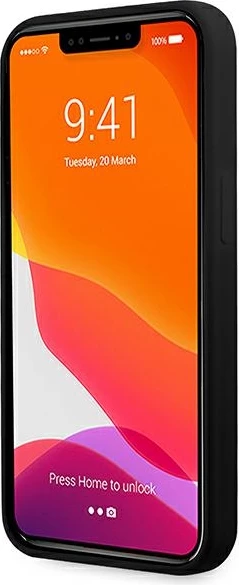 Mbështjellës, Karl Lagerfeld, KLHCP13LSSKCK, për iPhone 13 Pro / 13 6.1", silikon hardcase, i zi