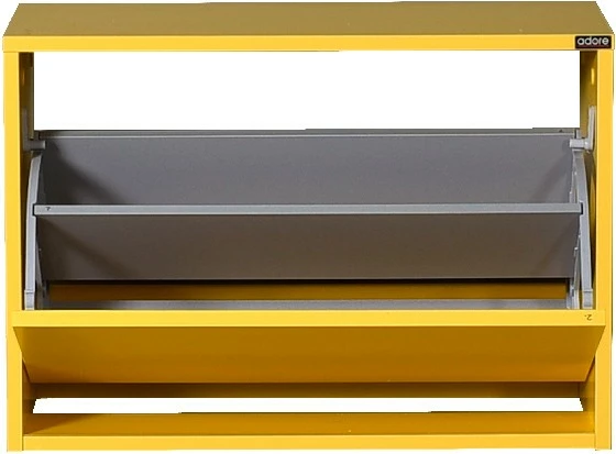 Dollap këpucësh Hanah Home, SHC-110-HH-1, ngjyrë e verdhë