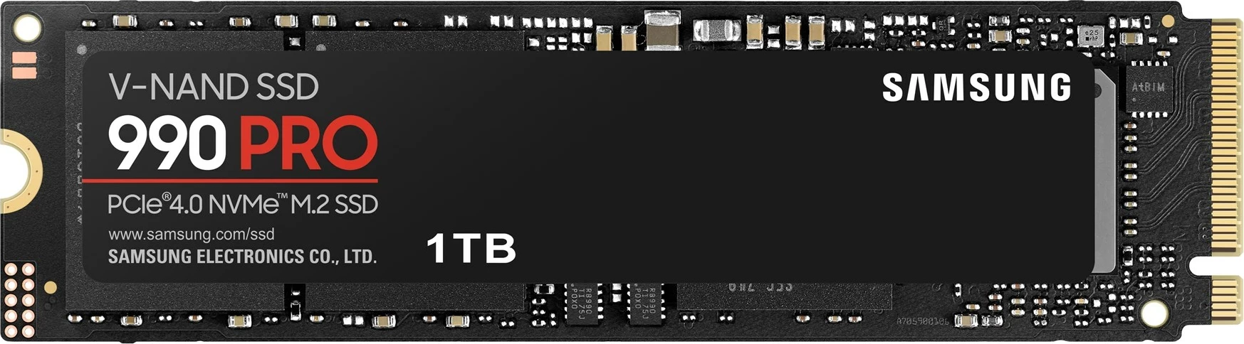 SSD Samsung 990 PRO, 1 TB, M.2, PCI Express 4.0, NVMe, Zi