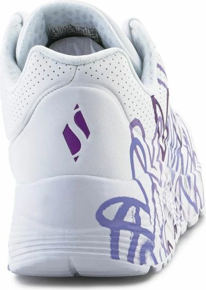 Atlete për fëmijë Skechers, të bardha dhe vjollcë