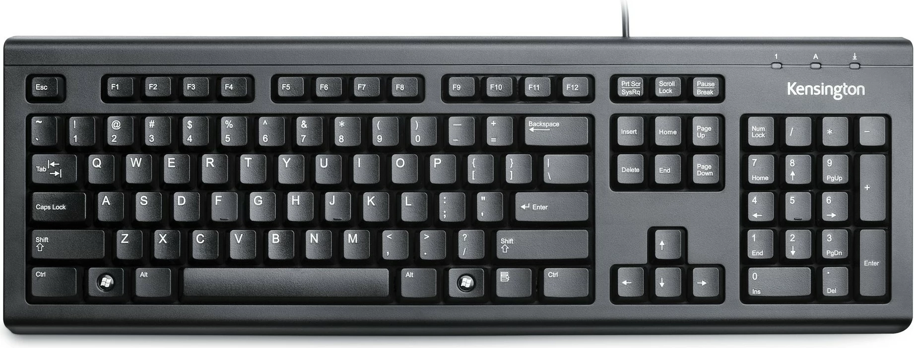 Tastierë Kensington VALUKEYBOARD, USB, UK layout, e zezë