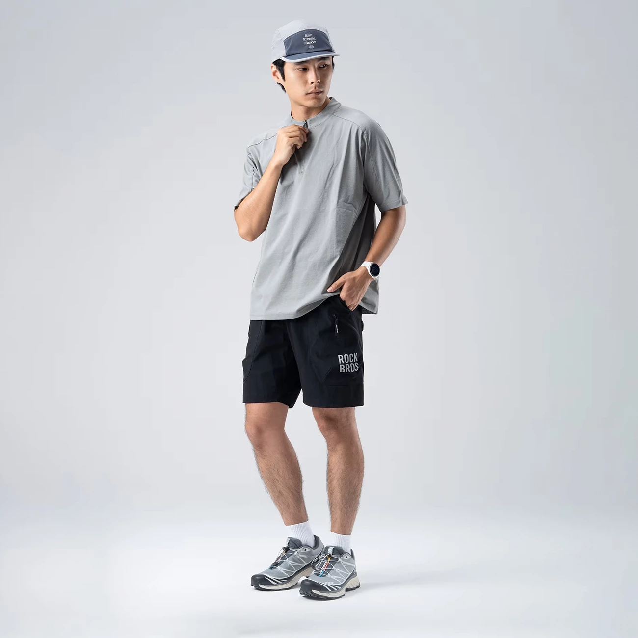 Shorce sportive Rockbros YDDK015, XXXL, me rrip, xhepa me zinxhir YKK, 88% najlon/12% spandeks, të zeza