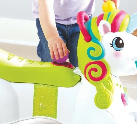 Ride-on, push walker 3-in-1 B-kids 150227018N, shumëngjyrëshe, Unicorn