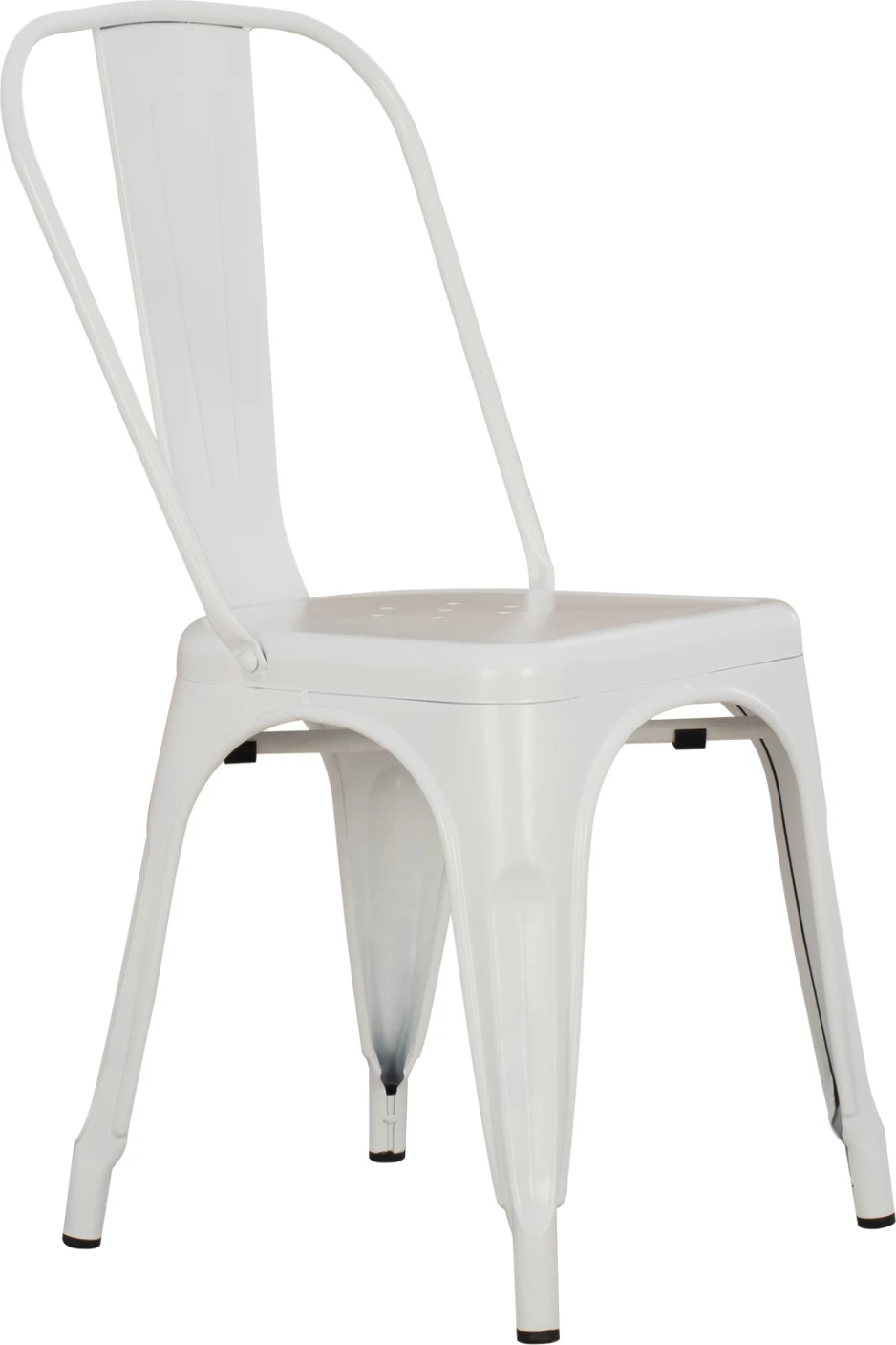 Karrige për ngrënie MELITA-PRO FH8641.41 metalike, ngjyrë e bardhë mat, 44x47x84.5Hcm