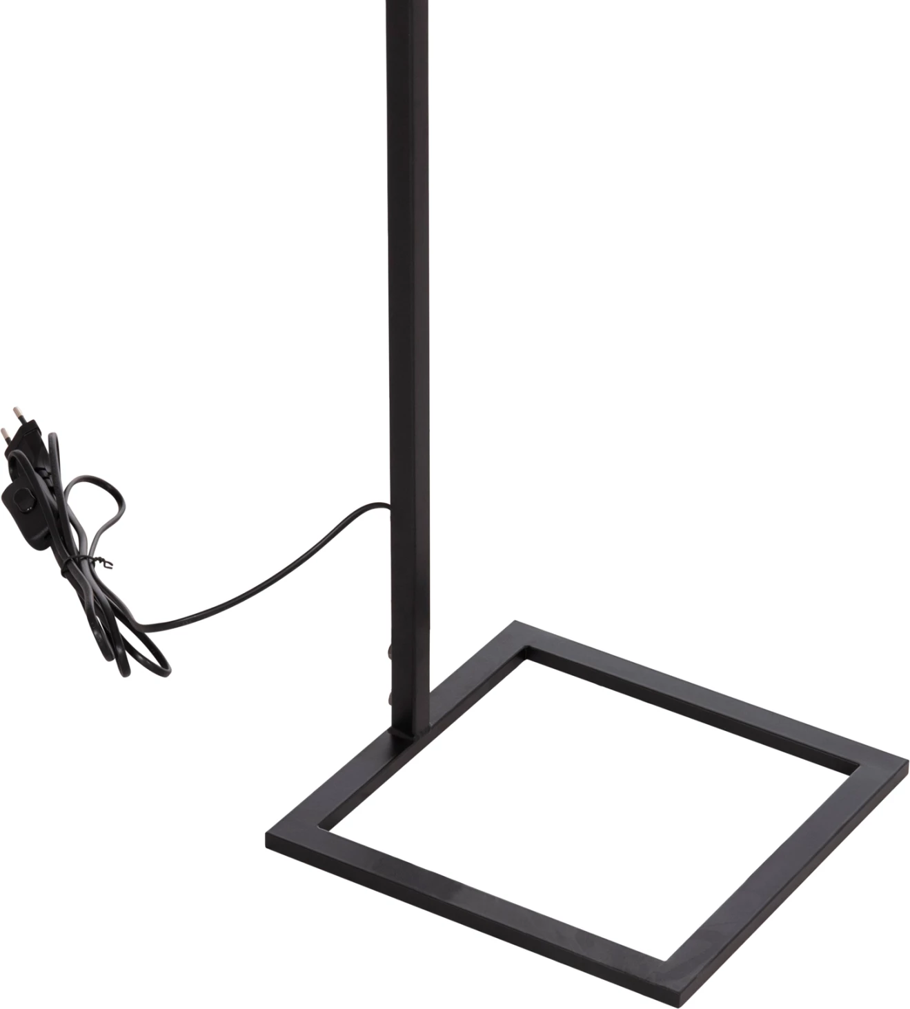 Llambë dyshemeje BRANS, metal i zi, kapak PVC i bardhë, FH7532.11, 25x33x170cm