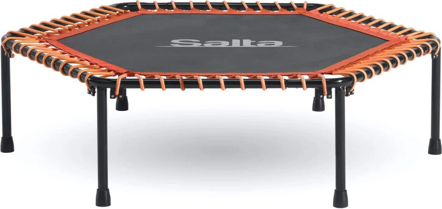 Trampolinë Salta Fitness, 128 cm, portokalli