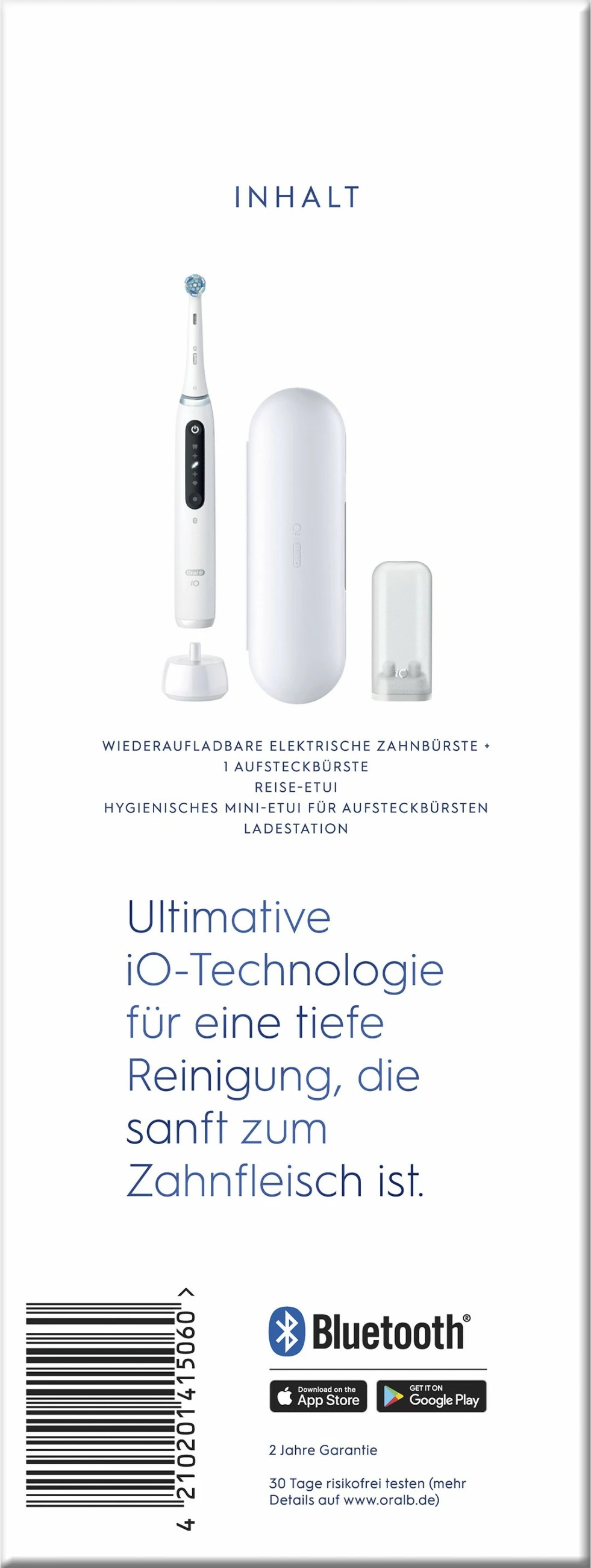 Furçë dhëmbësh elektrike Oral-B iO Series 5, 5 mënyra pastrimi, e bardhë