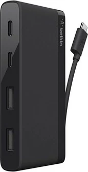 Hub USB-C Belkin 4-Port, 2x USB A, 2x USB C, i zi