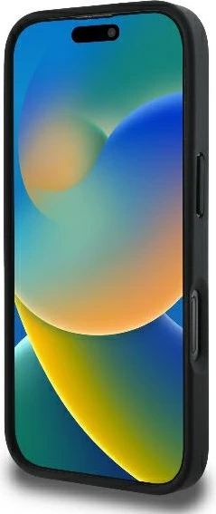 Mbështjellës Karl Lagerfeld Monogram Karl & Choupette Head Pin për iPhone 16 Pro Max, i zi