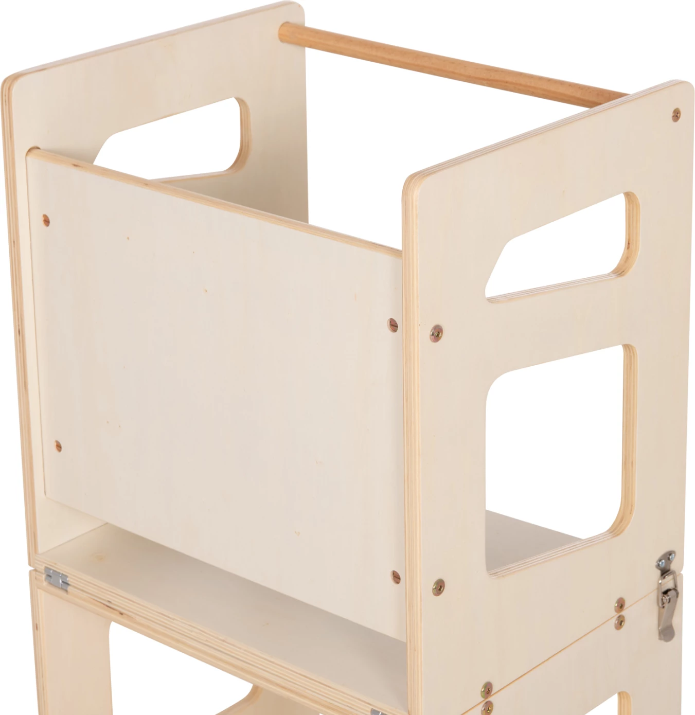 Kullë mësimi për fëmijë me tabelë, dru pishe natyral, RICKI FH18344.01, 43x32x84cm