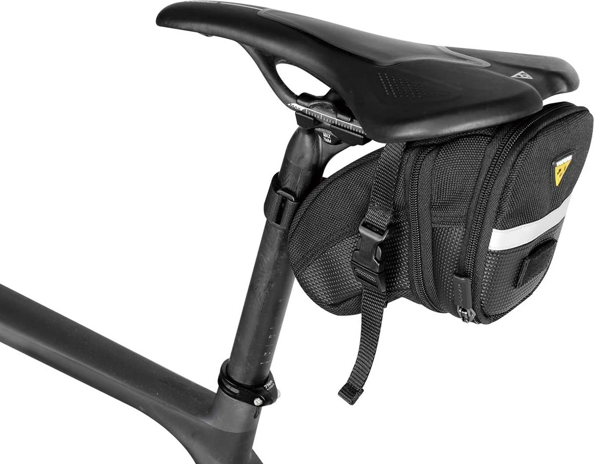 Çantë biçiklete TOPEAK Aero Wedge Pack Medium, nën sedilje, e zezë
