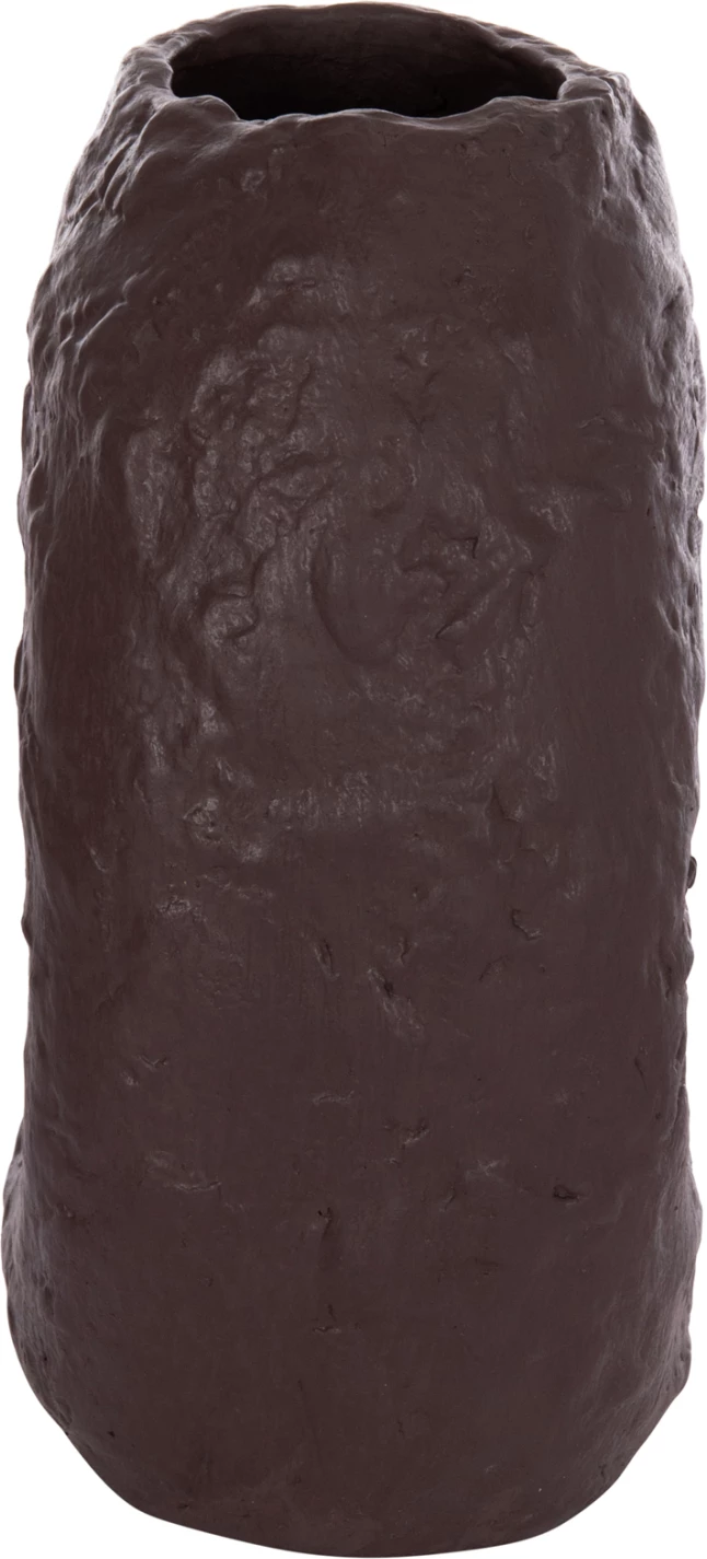 Vazo dekorative tavoline NAMENTIS, terrakotë, ngjyrë çokollate, FH4673.07L, 26.5x16x36.5cm