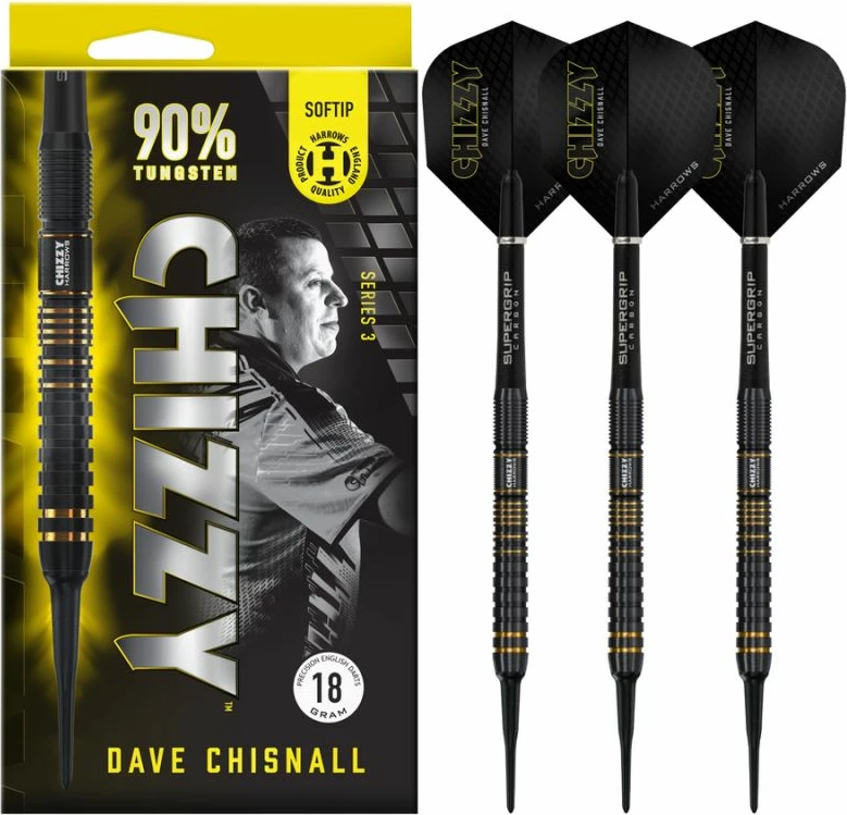 Shigjeta darts Harrows për meshkuj/femra, të zeza