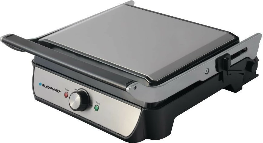 Grill elektrik Blaupunkt GRS701, tavolinë, 2000W, pllaka jo-ngjitëse, inox/zi