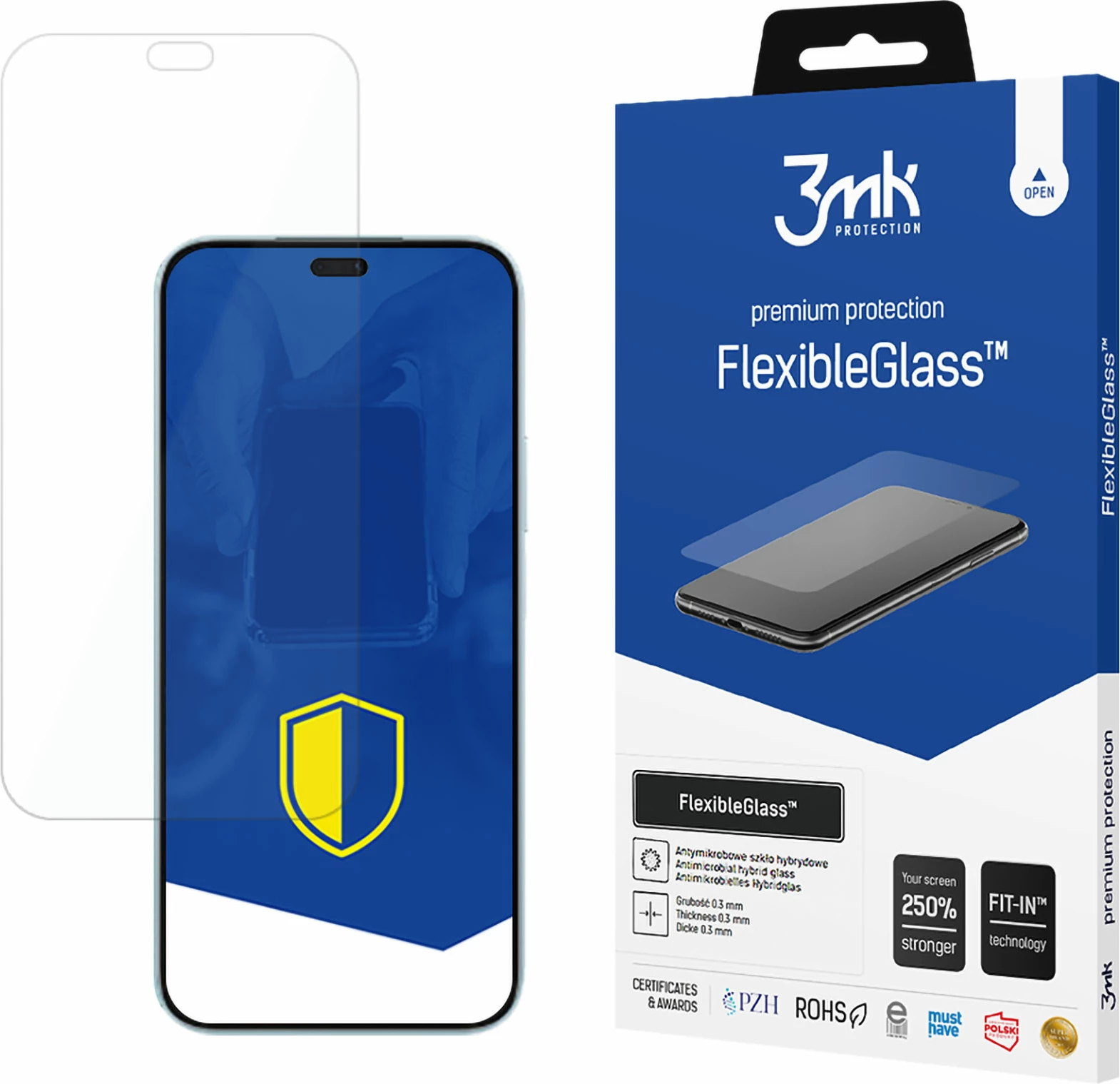 Mbrojtëse ekrani FlexibleGlass 3mk Protection për Honor 200 Lite, transparente
